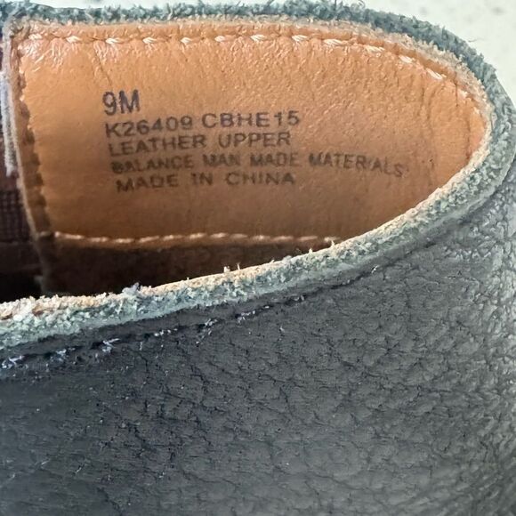 Kork-Ease Black Leather Women’s Ankle Boots Booties Slip On Low Heel Size 9M GUC - Picture 5 of 12